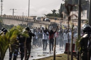 Violence after elections in Gabon, oamme.com