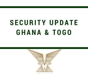 Ghana and Togo security update – April 2016