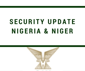 Nigeria and Niger Security Update  – June 2016