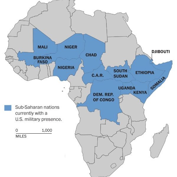 Figure 2 SOCOM deployments Sub-Sahara 2017